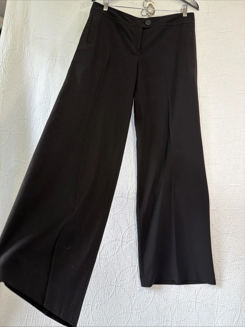 The Limited Cassidy Wide Leg Dress Pants Size 10 Black Trousers Slacks Office - Picture 16 of 16